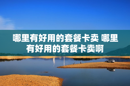 哪里有好用的套餐卡卖 哪里有好用的套餐卡卖啊