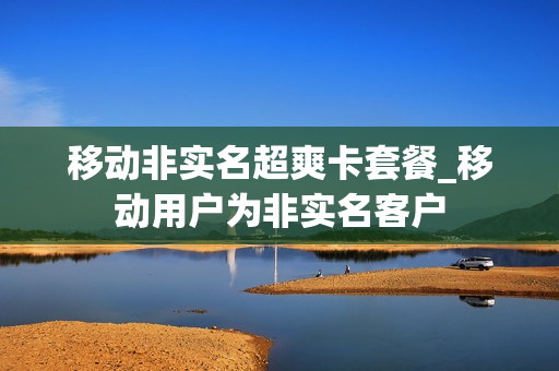 移动非实名超爽卡套餐_移动用户为非实名客户