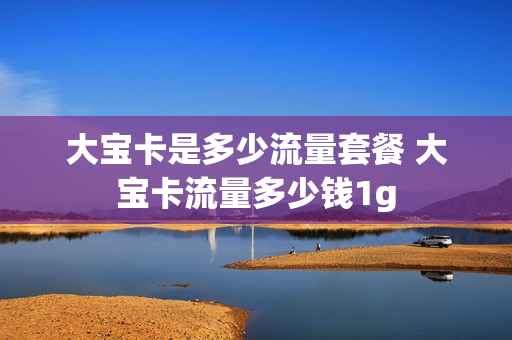 大宝卡是多少流量套餐 大宝卡流量多少钱1g