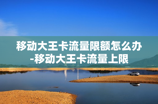 移动大王卡流量限额怎么办-移动大王卡流量上限