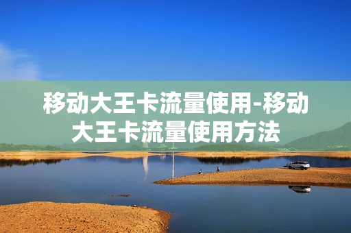 移动大王卡流量使用-移动大王卡流量使用方法