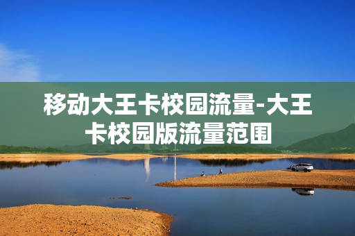 移动大王卡校园流量-大王卡校园版流量范围