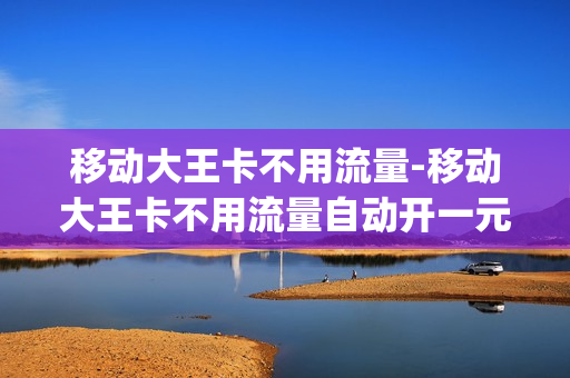 移动大王卡不用流量-移动大王卡不用流量自动开一元一g
