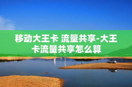 移动大王卡 流量共享-大王卡流量共享怎么算