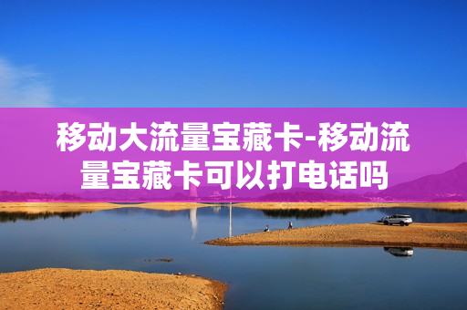 移动大流量宝藏卡-移动流量宝藏卡可以打电话吗