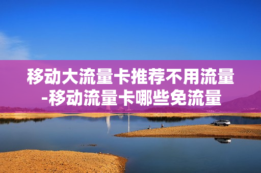 移动大流量卡推荐不用流量-移动流量卡哪些免流量