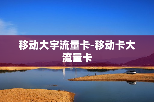 移动大宇流量卡-移动卡大流量卡