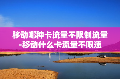 移动哪种卡流量不限制流量-移动什么卡流量不限速
