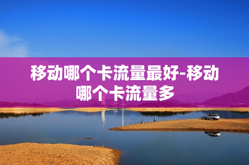 移动哪个卡流量最好-移动哪个卡流量多