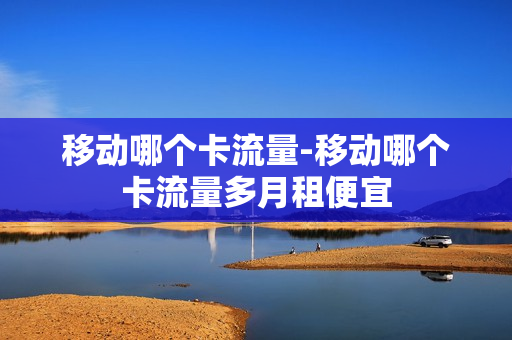 移动哪个卡流量-移动哪个卡流量多月租便宜