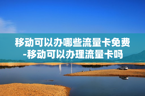移动可以办哪些流量卡免费-移动可以办理流量卡吗