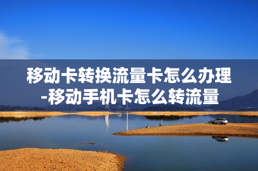 移动卡转换流量卡怎么办理-移动手机卡怎么转流量