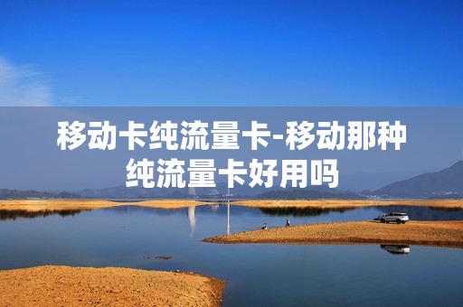 移动卡纯流量卡-移动那种纯流量卡好用吗