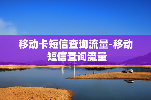移动卡短信查询流量-移动 短信查询流量