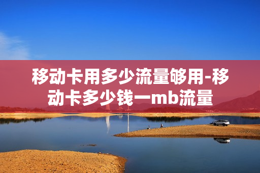移动卡用多少流量够用-移动卡多少钱一mb流量