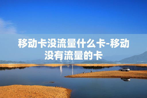 移动卡没流量什么卡-移动没有流量的卡