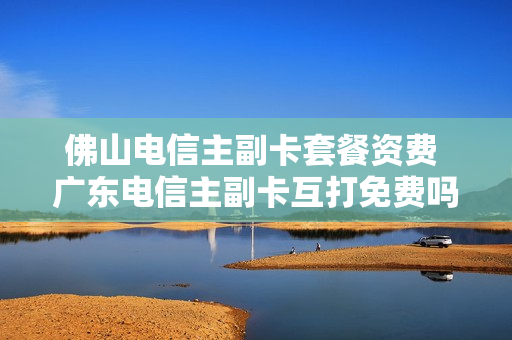 佛山电信主副卡套餐资费 广东电信主副卡互打免费吗