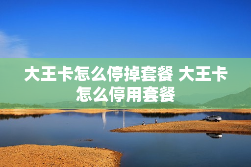 大王卡怎么停掉套餐 大王卡怎么停用套餐