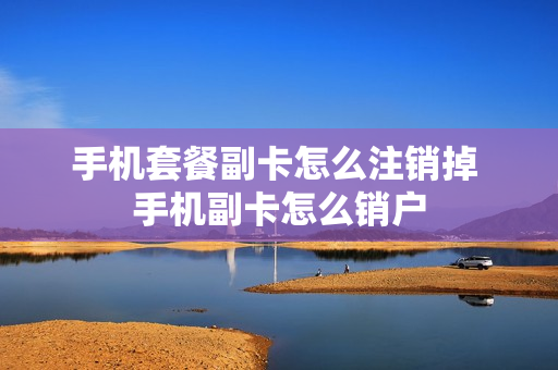 手机套餐副卡怎么注销掉 手机副卡怎么销户