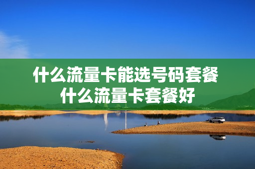什么流量卡能选号码套餐 什么流量卡套餐好