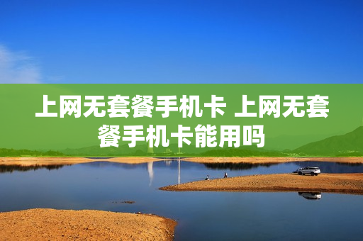 上网无套餐手机卡 上网无套餐手机卡能用吗