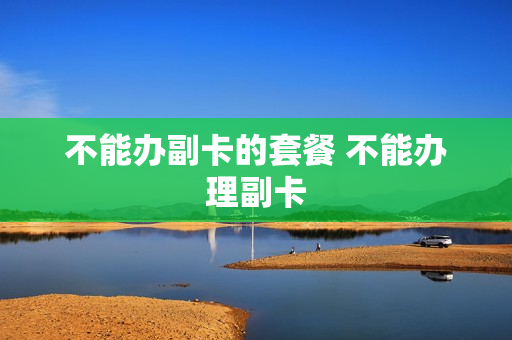 不能办副卡的套餐 不能办理副卡