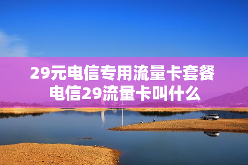 29元电信专用流量卡套餐 电信29流量卡叫什么