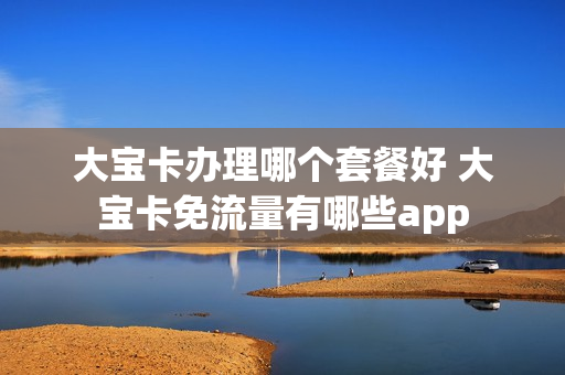 大宝卡办理哪个套餐好 大宝卡免流量有哪些app