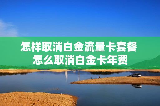 怎样取消白金流量卡套餐 怎么取消白金卡年费