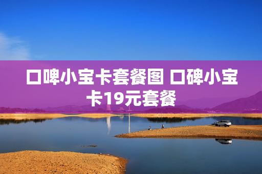 口啤小宝卡套餐图 口碑小宝卡19元套餐