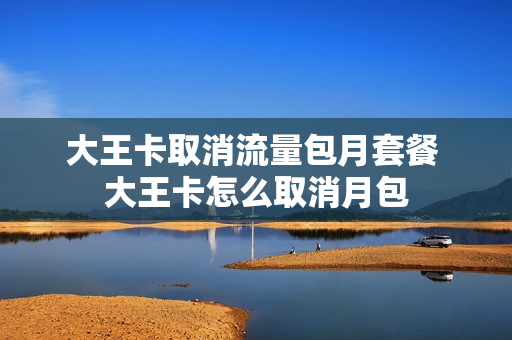 大王卡取消流量包月套餐 大王卡怎么取消月包