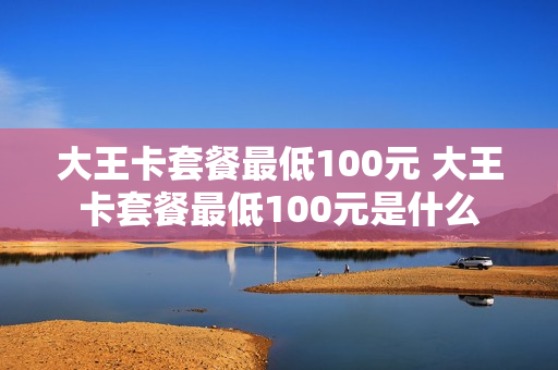 大王卡套餐最低100元 大王卡套餐最低100元是什么