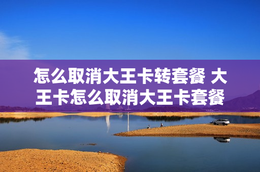 怎么取消大王卡转套餐 大王卡怎么取消大王卡套餐