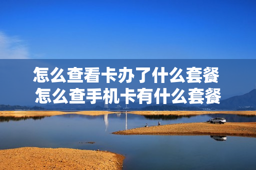 怎么查看卡办了什么套餐 怎么查手机卡有什么套餐