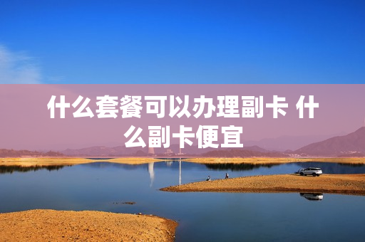 什么套餐可以办理副卡 什么副卡便宜