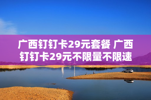 广西钉钉卡29元套餐 广西钉钉卡29元不限量不限速