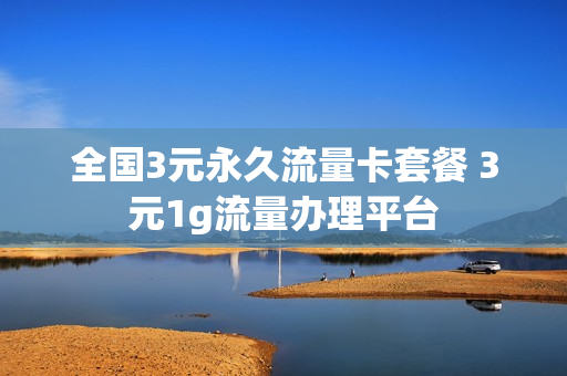 全国3元永久流量卡套餐 3元1g流量办理平台