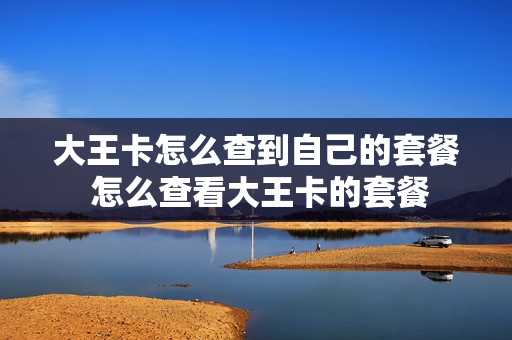 大王卡怎么查到自己的套餐 怎么查看大王卡的套餐