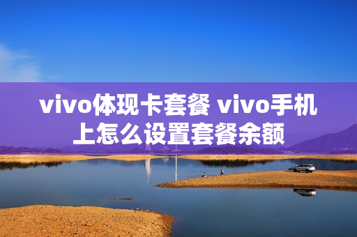 vivo体现卡套餐 vivo手机上怎么设置套餐余额