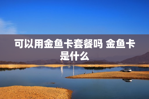 可以用金鱼卡套餐吗 金鱼卡是什么