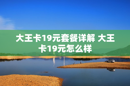大王卡19元套餐详解 大王卡19元怎么样