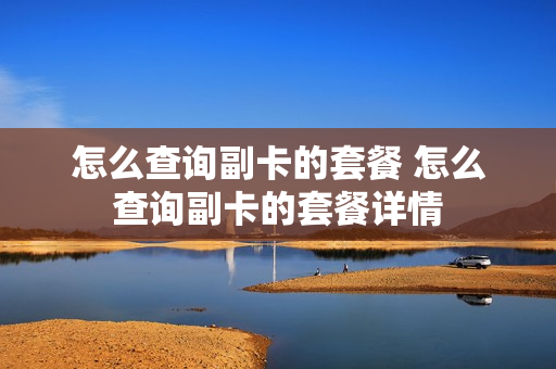 怎么查询副卡的套餐 怎么查询副卡的套餐详情