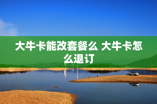 大牛卡能改套餐么 大牛卡怎么退订