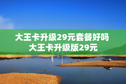 大王卡升级29元套餐好吗 大王卡升级版29元