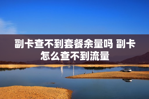 副卡查不到套餐余量吗 副卡怎么查不到流量