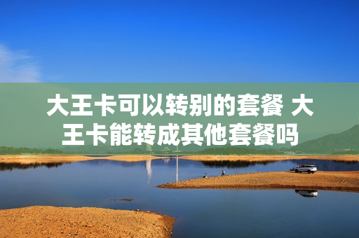 大王卡可以转别的套餐 大王卡能转成其他套餐吗