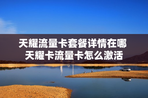 天耀流量卡套餐详情在哪 天耀卡流量卡怎么激活