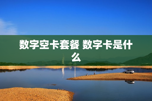 数字空卡套餐 数字卡是什么