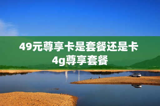 49元尊享卡是套餐还是卡 4g尊享套餐