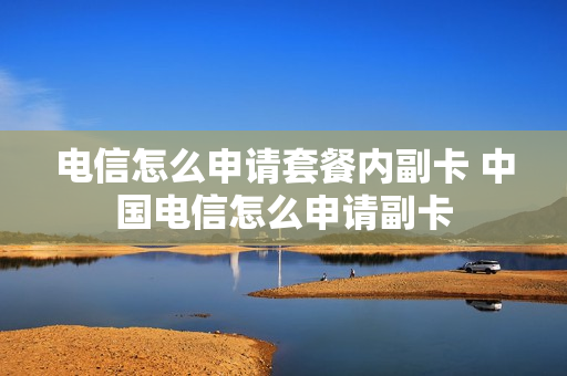 电信怎么申请套餐内副卡 中国电信怎么申请副卡